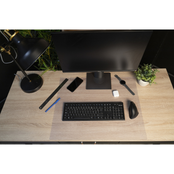 3130630296300 - Schreibunterlage Crystal weich & flexibel PVC phthalatfrei rutschfest abwischbar B 650 x T 500 mm transparent