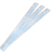 Heftstreifen 8804-50, 2,5x29,5cm (BxL), Kunststoff mit Kunststoffdeckleiste, transparent