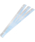 Heftstreifen 8804-50, 2,5x29,5cm (BxL), Kunststoff mit Kunststoffdeckleiste, transparent