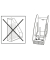 Stehsammler 1612-63 Galaxy 123x300x353mm C4 Polystyrol transparent
