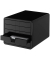 Schubladenbox iBox 1551-13 schwarz/schwarz 5 Schubladen geschlossen