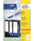 selbstklebende Rückenschilder ultragrip L6061-25 weiß breit/kurz 59x192mm (BxH) selbstklebend permanent 