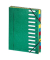Ordnungsmappe Harmonika 55123E, 1-12, gr&uuml;n, A4, 12 F&auml;cher
