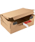 Versandkarton Return Box XL CP069.08 braun, bis DIN A4+, innen 384x290x190mm, Kraftliner Wellpappe 1-wellig