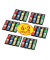 Haftmarker 683-4+2, Index Mini Promotion, 11,9x43,2mm, 4-farbig sortiert, ohne, rechteckig