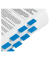 Index Haftstreifen blau 25x43mm