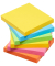 Haftnotizen 6546SR, Super Sticky Rio de Janeiro, 76x76mm, 5-farbig sortiert (ultragelb/paradisblau/limonengr&uuml;n/powerpink/vitalor