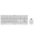 Tastatur-Maus-Set DW 3000 JD-0710DE-0, kabellos (USB-Funk), leise, Sondertasten, grau
