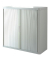 Aktenschrank easy Office E1CT0006500042, Kunststoff/Stahl abschließbar, 2 OH, 110 x 104 x 41,5 cm, weiß
