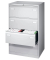 H&auml;ngeregistraturschrank CDF4645 Light, lichtgrau, 4 Schubladen, 2-bahnig