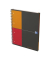 Collegeblock 100100739 Filingbook, kariert / kariert Rand beidseitig, A4+, 80g, schwarz, 100 Blatt