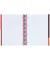 Collegeblock 100100739 Filingbook, kariert / kariert Rand beidseitig, A4+, 80g, schwarz, 100 Blatt