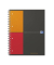 Collegeblock 100100739 Filingbook, kariert / kariert Rand beidseitig, A4+, 80g, schwarz, 100 Blatt