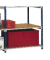 Regal RANG'ECO, 1.000 x 300 x 2.000 mm, 5 Böden, verstellbar