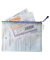 PVC Tasche 509001, mit Zipper, A4, blau