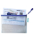 PVC Tasche 509021, mit Zipper, A5, blau