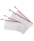 PVC Tasche 509021, mit Zipper, A5, blau