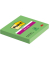 Haftnotizen 654-6SA, Super Sticky Notes, 76x76mm, grün, quadratisch