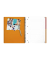Collegeblock 100102994 Activebook, liniert / liniert Rand beidseitig , A4, 80g, orange, 80 Blatt