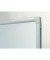 Kombitafel ECONOMY 7-102454, 120x90cm, Kork + Metall (geteilt), Aluminiumrahmen, braun + weiß