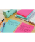 Haftnotizen 6603SSU, 102x152mm, farbig sortiert (gr&uuml;n/pink/blau), liniert, rechteckig