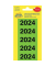 Jahreszahlen 43-224, 2024, grün, 60x24mm, selbstklebend
