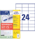 Etiketten ultragrip SPARPACK 50 + 15 Blatt 6602, weiß 70x36mm, rechteckig, 