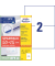 Etiketten ultragrip SPARPACK 50 + 15 Blatt 6604, weiß 210x148mm, rechteckig, 