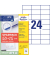 Etiketten ultragrip SPARPACK 50 + 15 Blatt 6605, weiß 70x37mm, rechteckig, 