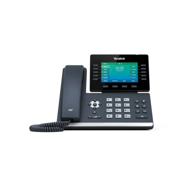 6938818303171 - SIP-T54W Schnurgebundenes Telefon VoIP Bluetooth Freisprechen für Hörgeräte kompatibel Headsetanschluss Optische Anrufsignalisierung PoE
