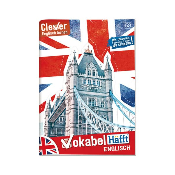 4029357096975 - Vokabelheft Englisch Lineatur 53 liniert DIN A5 ohne Rand 64 Blatt 1 St