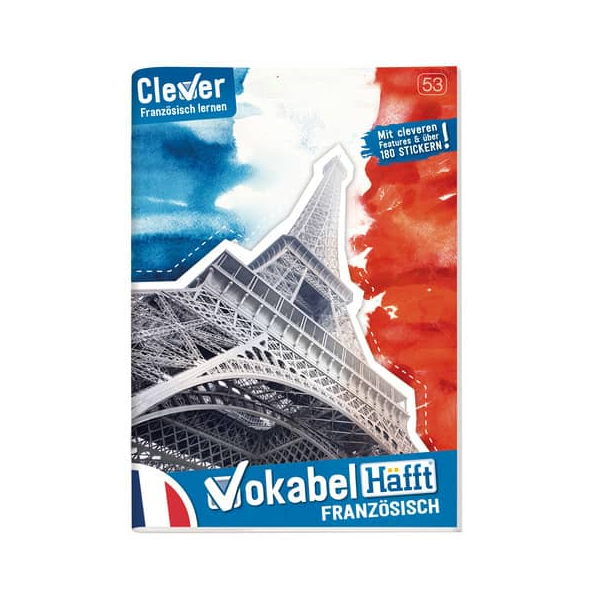 Häfft Vokabelheft 9698-8 / liniert / 2 Spalten, A5, 80g, bunt, 32 Blatt / 64 Seiten 4029357096982 Häfft