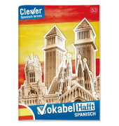 Vokabelheft 10105-6 Spanisch, Lineatur 53 / liniert, A5, 80g, gelb/rot