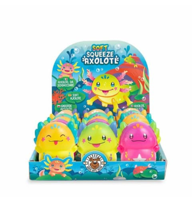 Anti-Stress-Figur Axolotl sortiert
