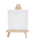 Mini-Leinwand 7x7cm 2ST weiß