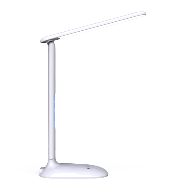 3660141963663 - LED-Schreibtischlampe Foley weiß Standfuß dimmbar dimmbar 3660141963663 PAPERFLOW