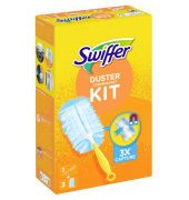 Staubwedel Duster Staubmagnet Kit inkl. Handgriff + 3 Staubfangtücher