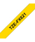 P-touch Schriftband TZe-FX621 9mm x 8m schwarz/gelb laminiert selbstklebend