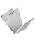 Klemmbrettmappe A-Holder 30018, A4, silber, Aluminium