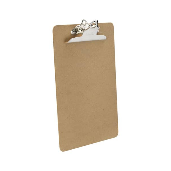 4006677561208 - Klemmbrett Saunders Hartfaser Klemmbrett 05612 A4 beige Holz inkl Aufhängeöse 4006677561208 SAUNDERS