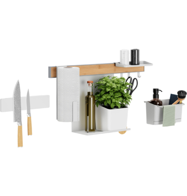 Küchen-Organizer Kombi Set XL weiß 86,5 cm 34,0 cm