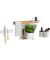 Küchen-Organizer Kombi Set XL weiß 86,5 cm 34,0 cm