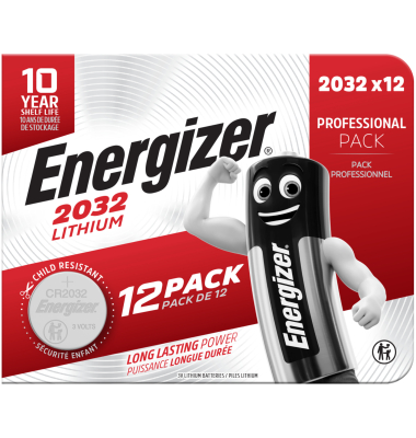 Knopfzellen Professional, CR2032, 3 Volt
