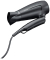 Reisehaartrockner schwarz 1600 W