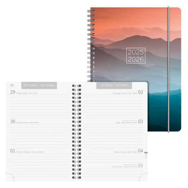 4061947139624 - Schülerkalender Sunset Juli 2025 - Dezember 2026 grau orange 4061947139624 - Schülerkalender Sunset Juli 2025 - Dezember 2026 grau orange