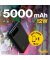 Powerbank POWERBIRD B5 AQPBPBIB5BBK935, schwarz, 5000 mAh