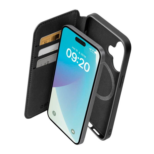 8018417481956 - Wallet Mag Handyhülle für Apple iPhone 16 Plus schwarz 8018417481956 Sbs 8018417481956 - Wallet Mag Handyhülle für Apple iPhone 16 Plus schwarz 8018417481956 Sbs