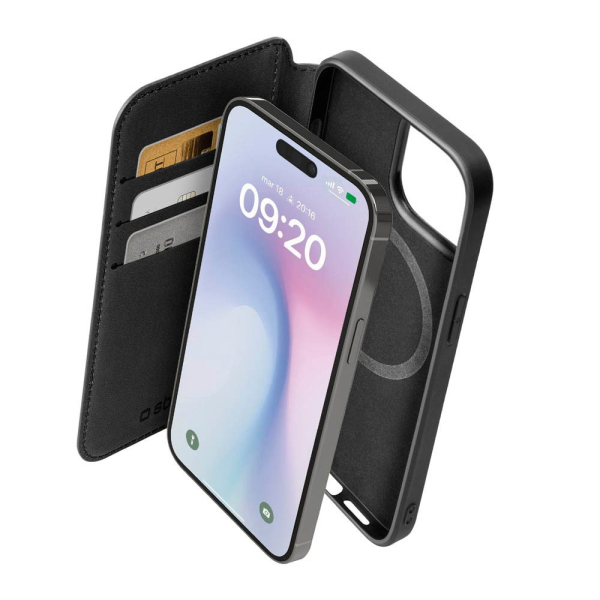 8018417481963 - Wallet Mag Handyhülle für Apple iPhone 16 Pro Max schwarz 8018417481963 Sbs 8018417481963 - Wallet Mag Handyhülle für Apple iPhone 16 Pro Max schwarz 8018417481963 Sbs