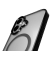 Mag Frame Handy-Cover für Apple iPhone 16 transparent, schwarz