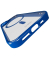 Mag Frame Handy-Cover für Apple iPhone 16 transparent, blau